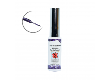 Liner Gel Metallic - Purple Sequin 8 ml